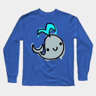 Super Happy Whale Long Sleeve T-Shirt